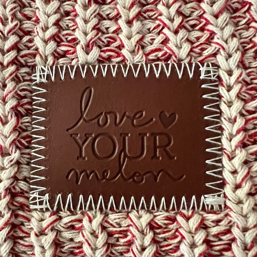 Love Your Melon Pink Speckled Slouch Beanie - Picture 9 of 11